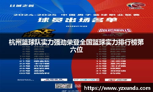 杭州篮球队实力强劲荣登全国篮球实力排行榜第六位